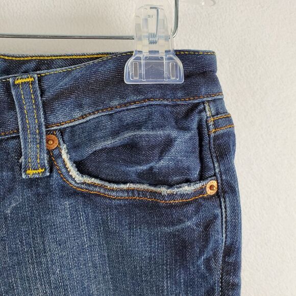 Lucky Brand Jeans Womens 6/28 Lola Boot Cut Blue Dark Wash Denim Casual Preppy - Picture 16 of 16
